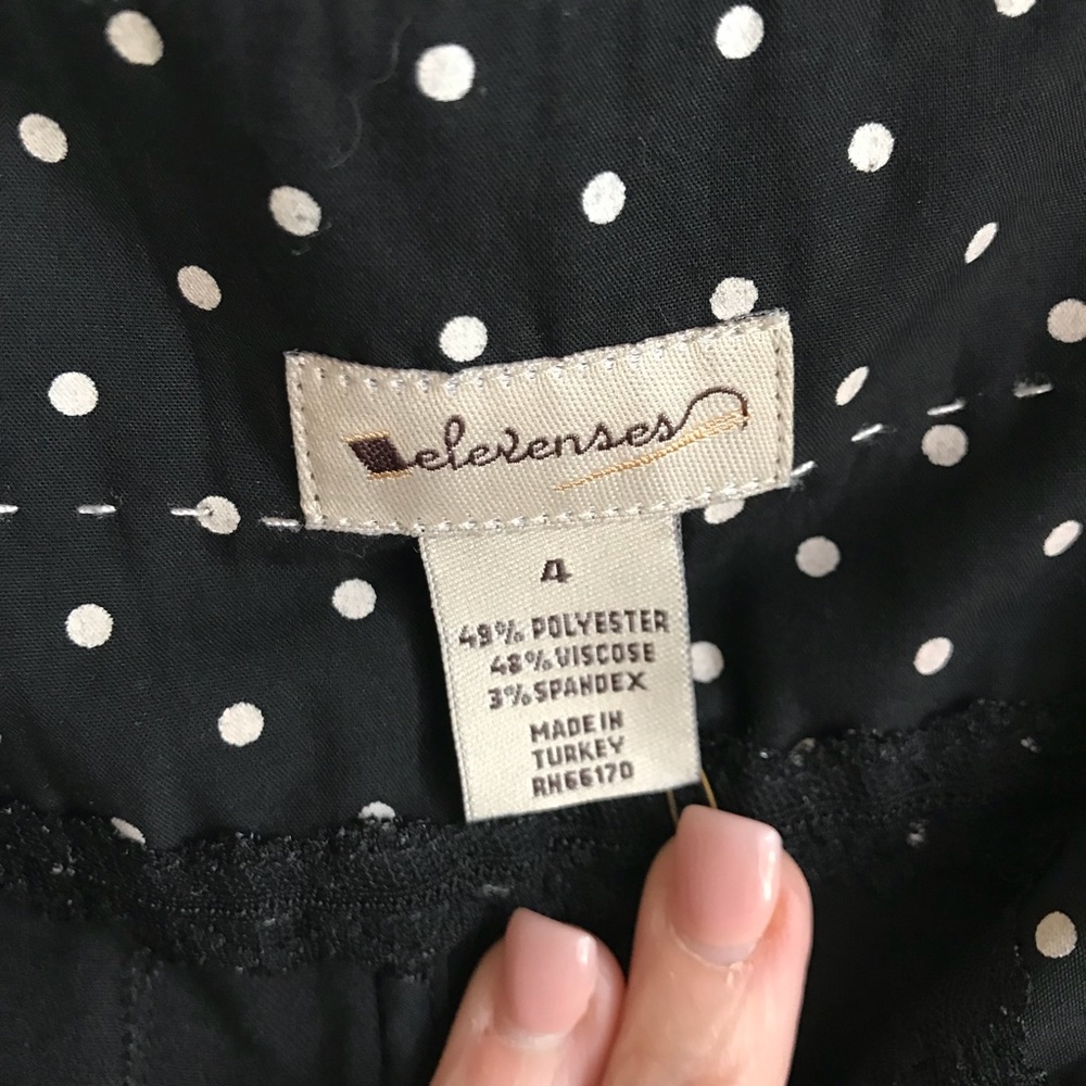 ANTHROPOLOGIE Wide Leg Black Slacks - Picture 7 of 8
